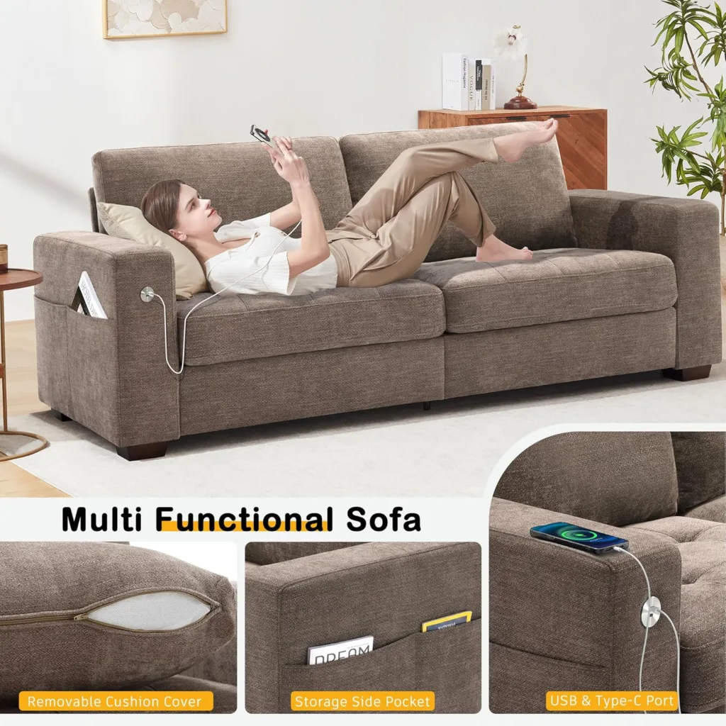 Modern Hanherry 89-inch Sofa