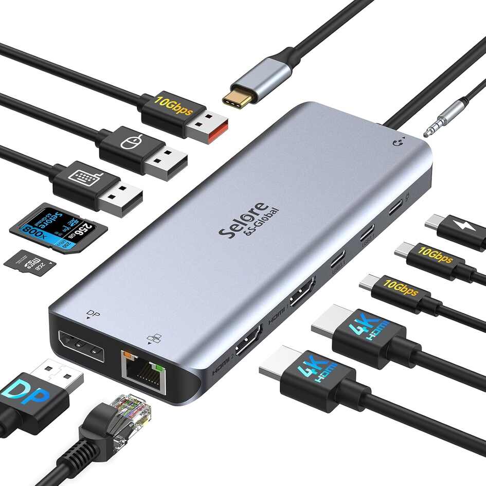 multi-port hub docking station